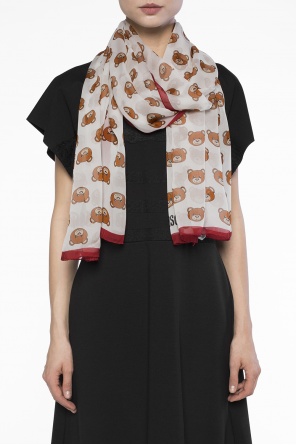 Scarf with teddy bear heads, zdjęcie 2 Scarf with teddy bear heads od Moschino